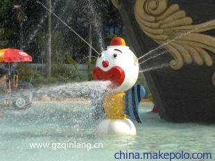 兒童戲水設備,戲水小品,小丑噴水